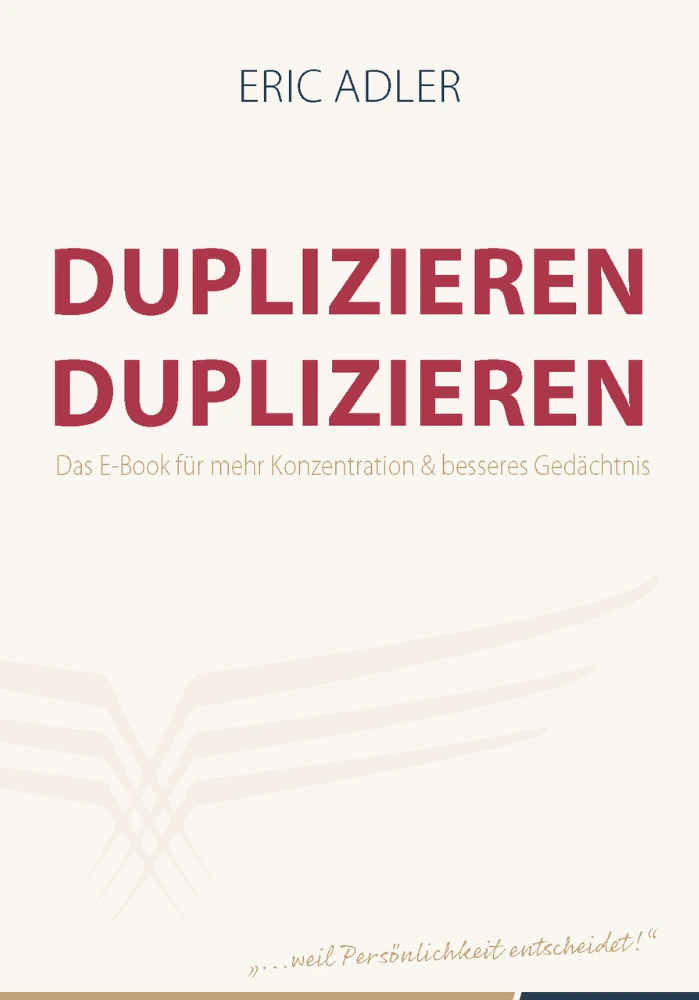 Coaching.Book DUPLIZIEREN DUPLIZIEREN